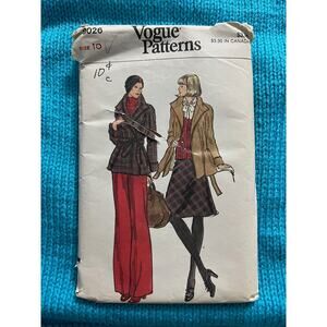 Vogue sewing pattern 9026 suit jacket skirt pants